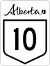 Highway 10 marker