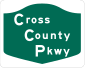 Cross County Parkway marker