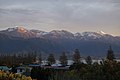 La chaîne de Kaikoura Seaward vue à partir de la ville de Kaikoura