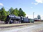 Sowjetische Dampflok L-1646 der SŽD-Baureihe Л, Baujahr 1951 im Eisenbahnmuseum