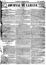 Thumbnail for File:Journal de La Haye 19-07-1844 (IA ddd 010257411 mpeg21).pdf