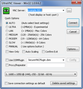 Скриншот программы UltraVNC