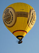 Warsteiner Balloon over Remshalden, Germany