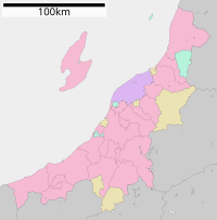 新潟国際情報大学の位置（新潟県内）