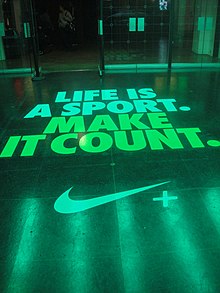 Imatge de la campanya de Nike #MakeItCount