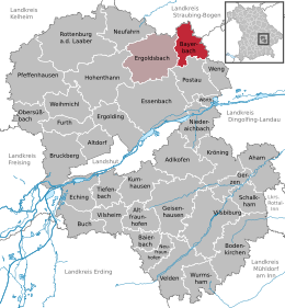 Bayerbach bei Ergoldsbach - Localizazion