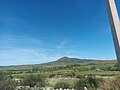 La montagne d'El Caloco depuis le sud-est.