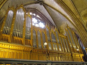 Français : Église Saint-Paul - tribune