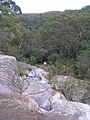 View west down from the upper Somersby Falls