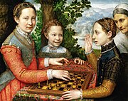 Sofonisba Anguissola The Chess Game (1555) An intellectual game