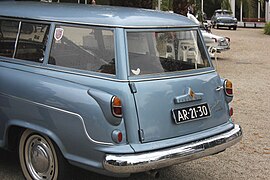 Rear of Borgward Isabella Combi as it was built from 1954 to 1956