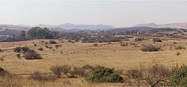 Die Hoëveld in die winter oor Gauteng, net noord van Johannesburg.