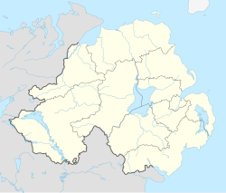 Ballymena ubicada en Irlanda del Norte