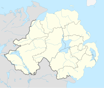 1981–82 Irish League is located in Northern Ireland