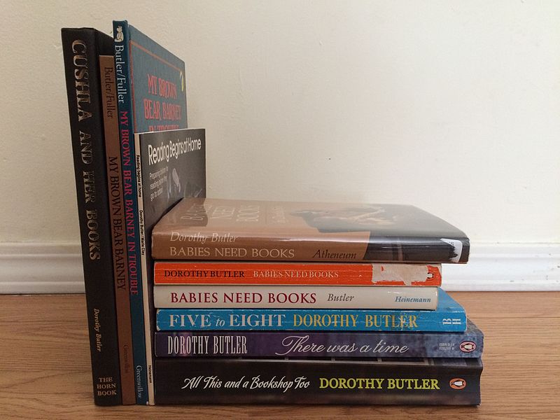 File:Collection of books authored by Dorothy Butler.jpg