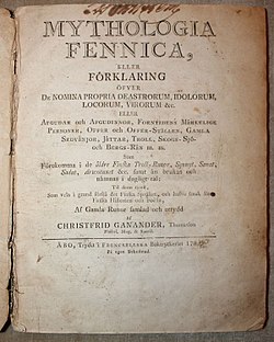 Mythologia Fennica (1789)