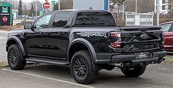 Ford Ranger Raptor (P703) - left rear view