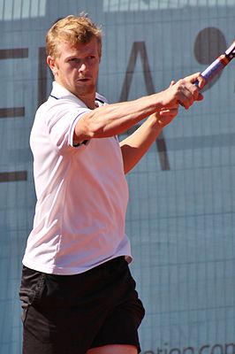 Goloebev op de Madrid Open in 2014