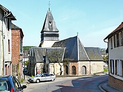 Le chevet de l'église.