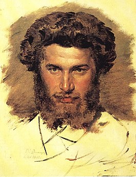 Portret van Archip Koeindzji, 1869, door Viktor Vasnetsov, Tretjakovgalerij, Moskou