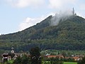 Das Dorf Boll am Fuße der Burg Hohenzollern