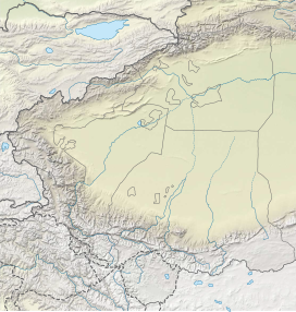 Jengish Chokusu is located in Southern Xinjiang