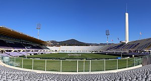 Das Stadio Artemio Franchi in Florenz