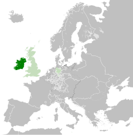 Het Koninkrijk Ierland in 1789