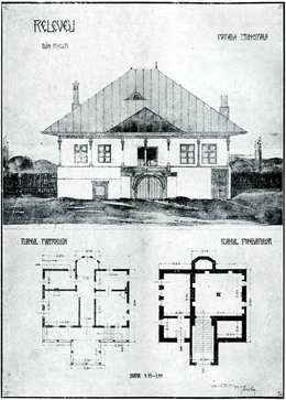 Relevee casei Hagi Prodan, de Toma T. Socolescu (BMCI, 1916).