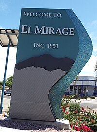 Entrance to the city of El Mirage
