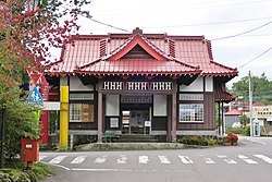 旧草軽電鉄北軽井沢駅駅舎