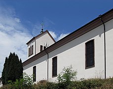 L'église côté sud-est.