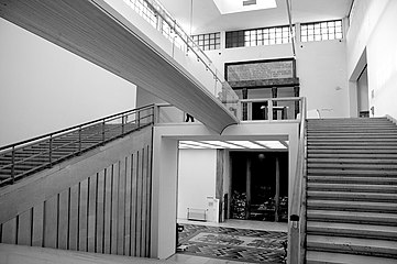 Le design Galmanini de l'escalier d'honneur de la Triennale de Milan, 1947.