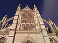 La façade sud de la cathédrale d'Amiens, la plus grande cathédrale de France.