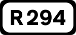 R294 road shield}}