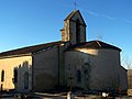 Le chevet de l'église (jan. 2010)