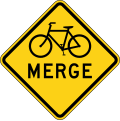 W9-5a Bicycles Merging