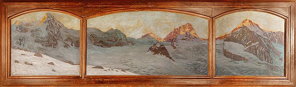 Marcel Amiguet, Triptyque du Grand-Mountet,1918