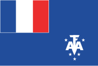 Drapeau des Terres australes et antarctiques françaises