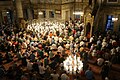 Turkish Muslims at the Eyüp Sultan Mosque on Eid al-Adha