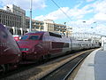 La rame TGV PBA 4531 à la Gare du Nord