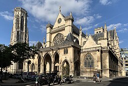 Kyrkan Saint-Germain-l'Auxerrois.