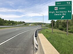 I-68/US 40 in Bellegrove