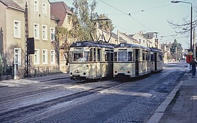 Kuppelendpunkt in Cossebaude (14. Oktober 1990)