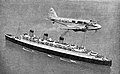 Prototyp Airspeed Envoy (G-ACMT) a návrat Queen Mary do Southamptonu z první plavby (Letectví, květen 1936)