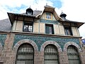 Façade de la Poste, mosaïque Odorico.