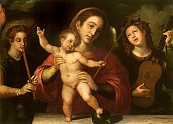 Francisco Ribalta (1565-1628) - Madonna and Child with Music-Making Angels - 1257129 - National Trust.jpg