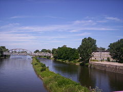 Puente ferroviario en Głogów