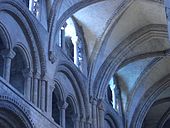 Romaans triforium in de Kathedraal van Durham