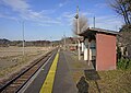 駅ホーム（2022年1月）